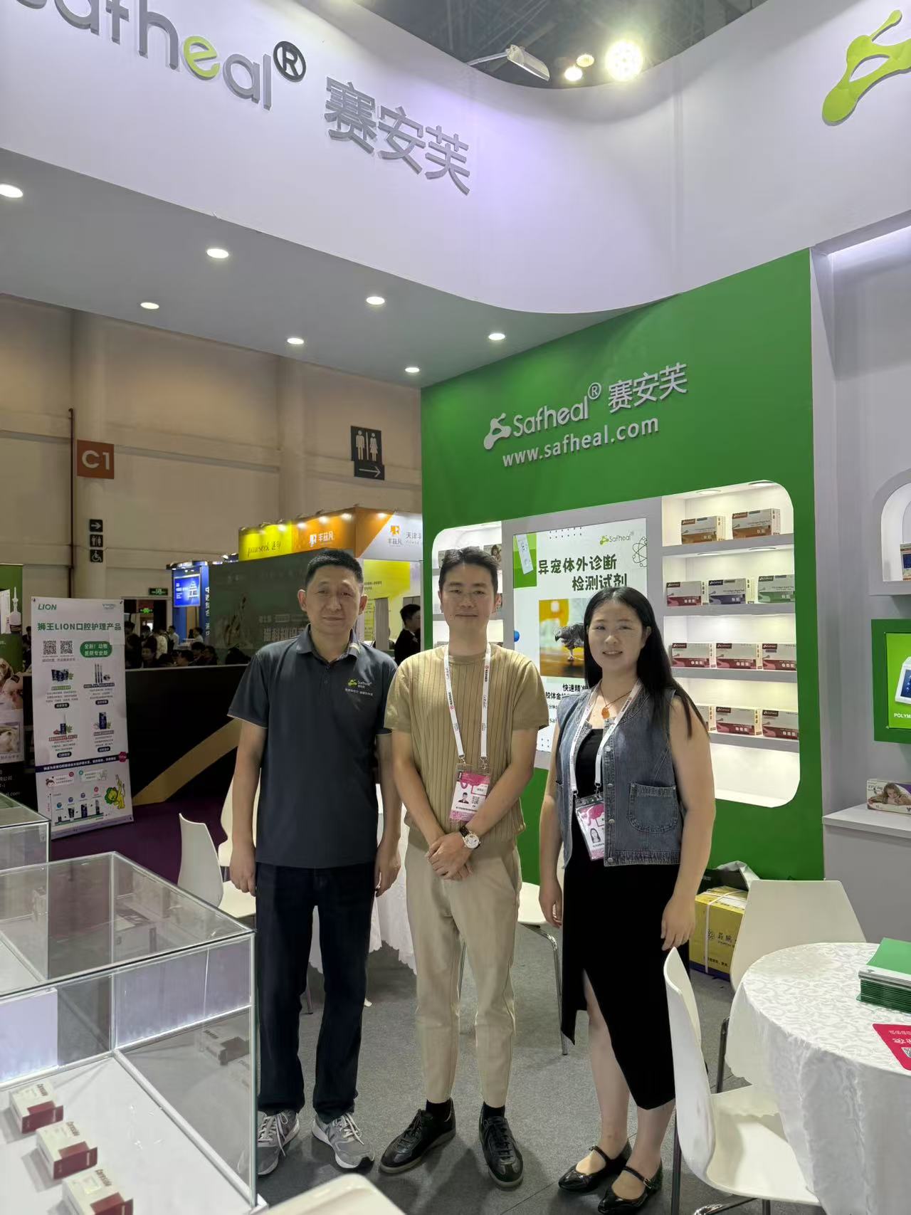 Safheal Team at Exhibition